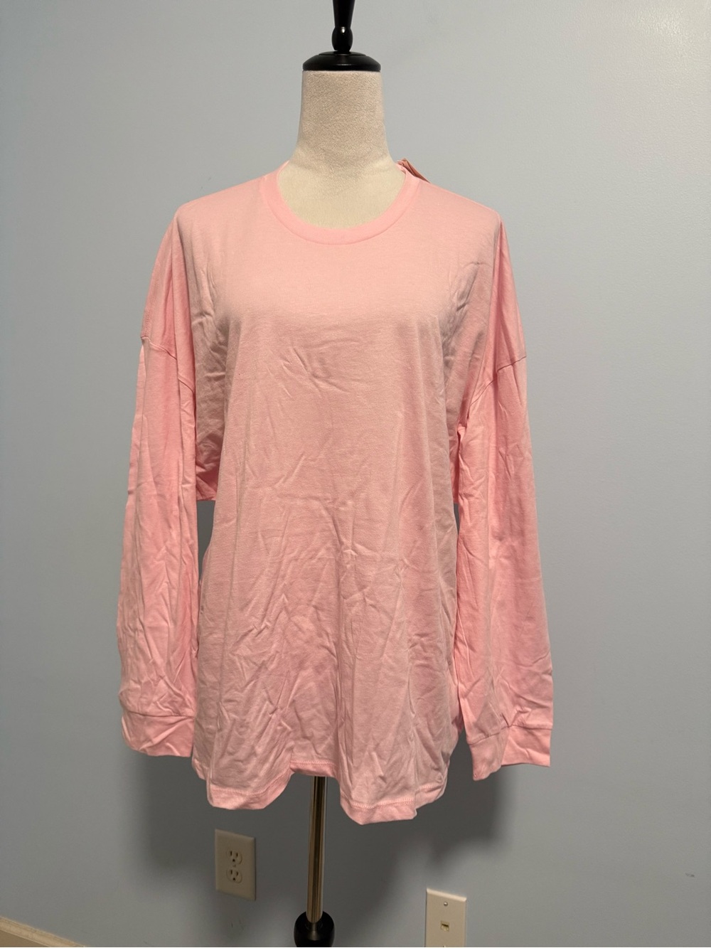 Victoria’s Secret Oversized Long Sleeve Pink Top Size XL